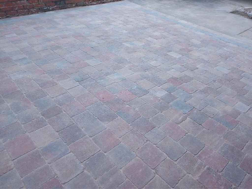 Front of house landscape, block paving driveway makeover in Kings Heath, Birmingham - Oakland Group.